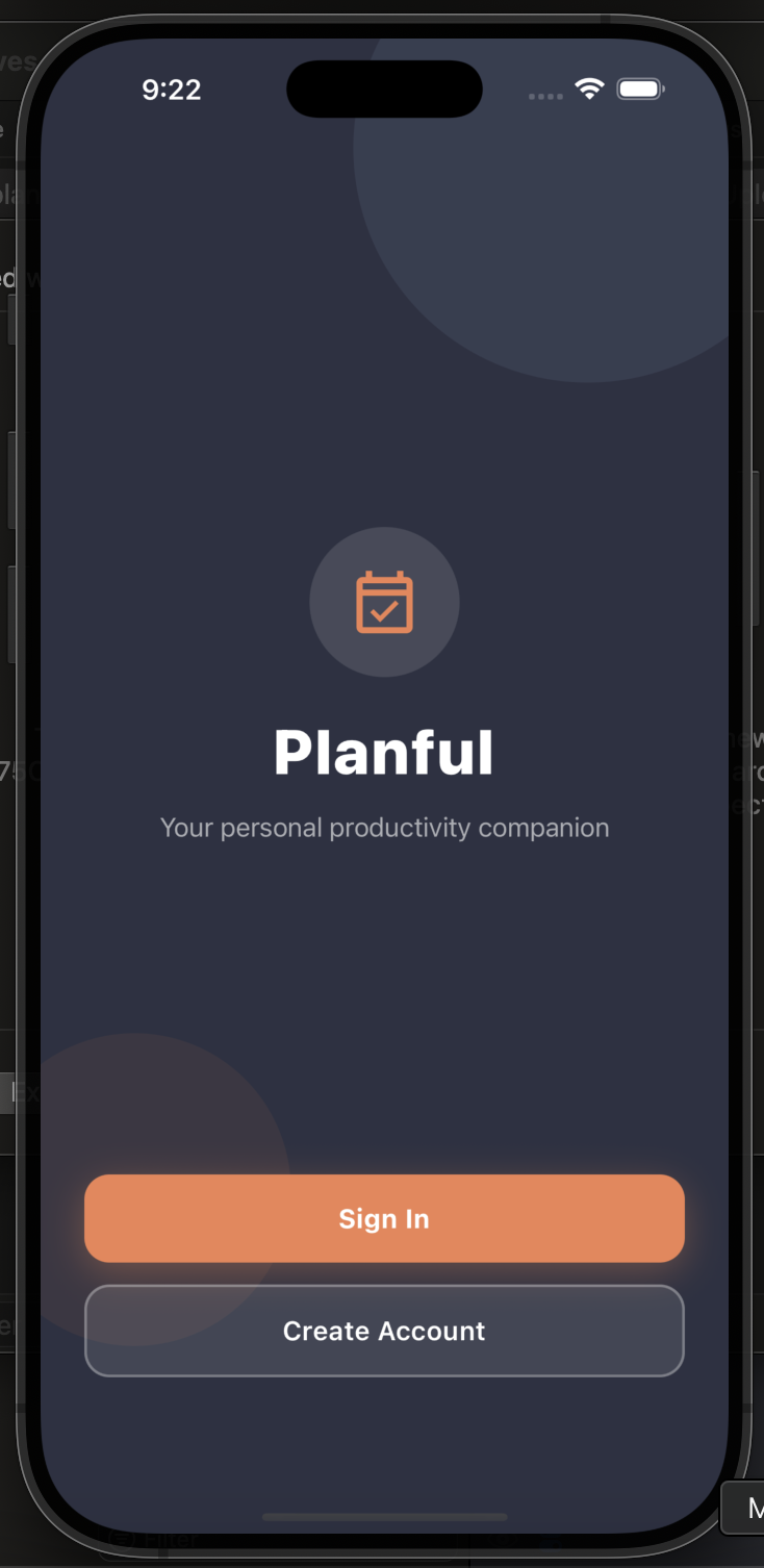 Planful login screen